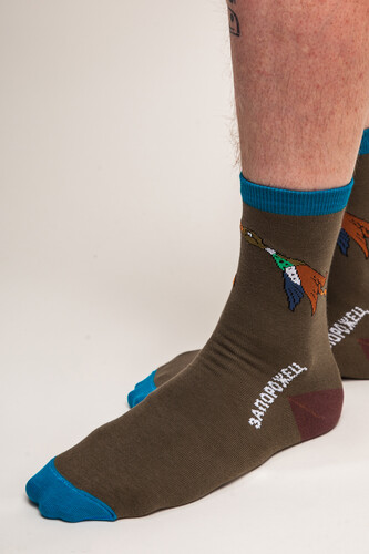 Носки ЗАПОРОЖЕЦ Утка Большая Хаки фото 10