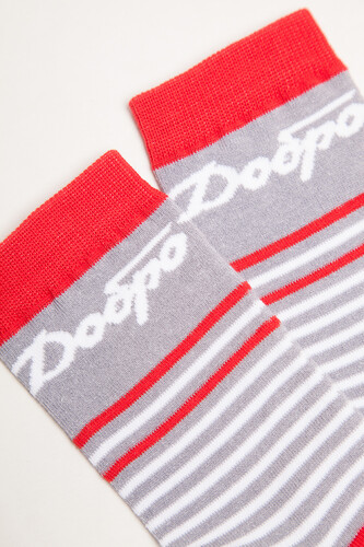 Носки ЗАПОРОЖЕЦ Добро женские Серый/Красный фото 6