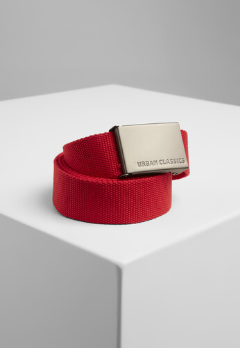 Ремень URBAN CLASSICS Canvas Belts Red фото 2