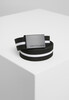 Ремень URBAN CLASSICS Canvas Belts black white stripe/black Ремень URBAN CLASSICS Canvas Belts black white stripe/black фото 3