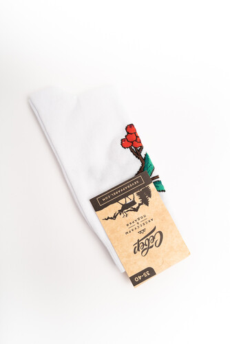 Носки СЕВЕР Рябина Белый фото 6