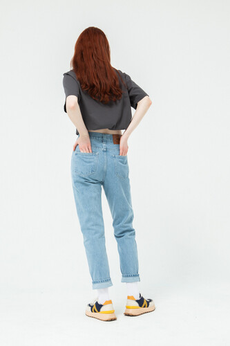 Джинсы ЗАПОРОЖЕЦ Ladies' Denim Zap Boyfriend Flex Light Blue фото 13