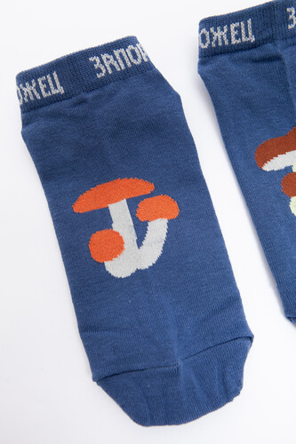 Носки ЗАПОРОЖЕЦ Большие Грибы короткие Джинс фото 10