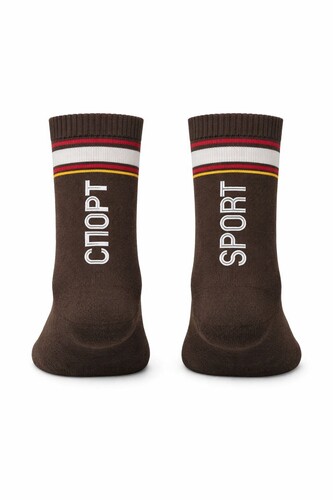 Носки ЗАПОРОЖЕЦ Спорт 5 Коричневый фото 2