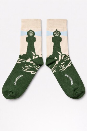 Носки ЗАПОРОЖЕЦ Маяк Зеленый фото 4