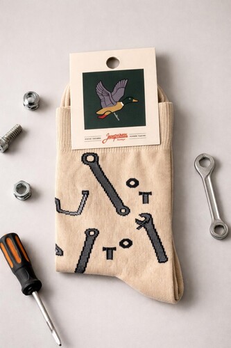 Носки ЗАПОРОЖЕЦ Инструменты Бежевый фото 6