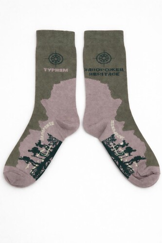 Носки ЗАПОРОЖЕЦ Поход Хаки фото 4