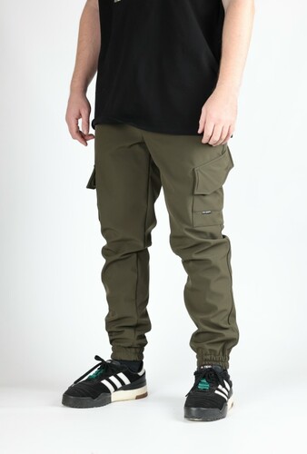 Утепленные джоггеры BLK CROWN Boston Olive фото 9