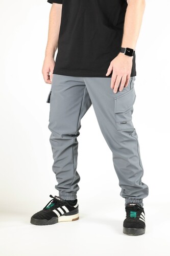 Утепленные джоггеры BLK CROWN Boston Grey фото 9