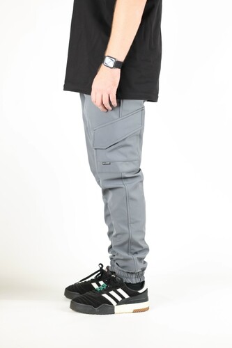 Утепленные джоггеры BLK CROWN Boston Grey фото 11