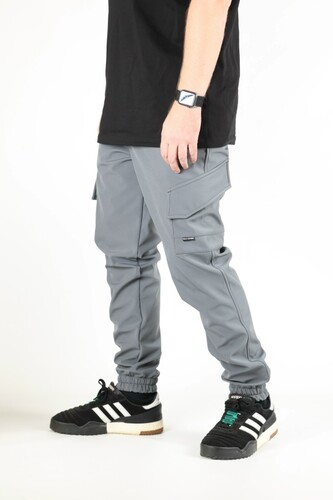 Утепленные джоггеры BLK CROWN Boston Grey фото 12