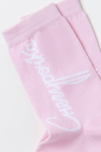 Носки ЗАПОРОЖЕЦ Снегурочка Каллиграфия Розовый фото 9