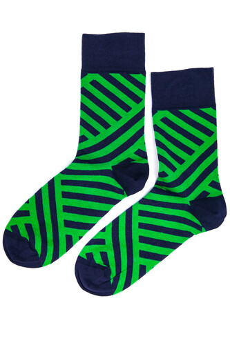 Носки BURNING HEELS Диагональ Синий фото 7