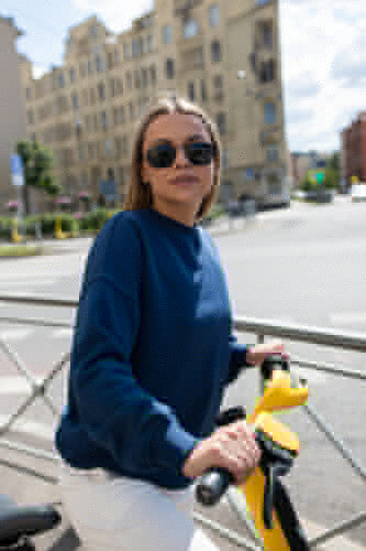 Свитшот базовый NICE TWICE Индиго фото 19