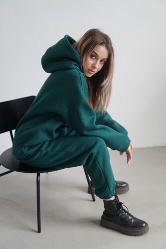 Худи NICE TWICE Темно-Зеленый фото 11