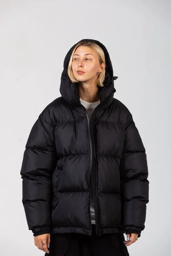 Пуховик OBANZE WATAGA Горилла Черный фото 8