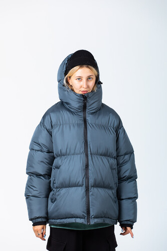 Пуховик OBANZE WATAGA Горилла Серый фото 8