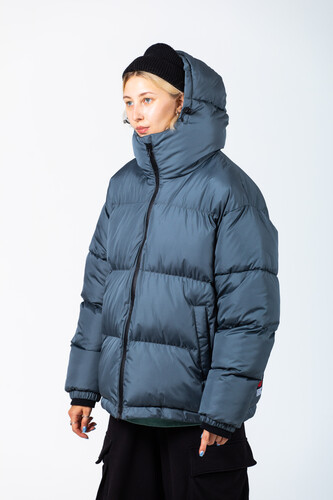 Пуховик OBANZE WATAGA Горилла Серый фото 12