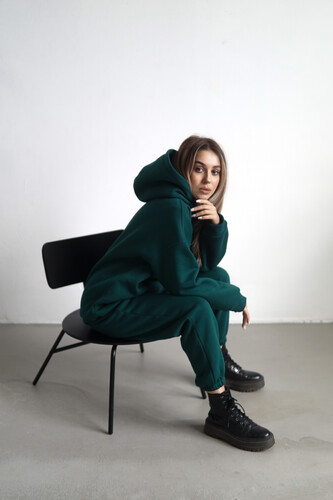 Худи NICE TWICE Темно-Зеленый фото 13