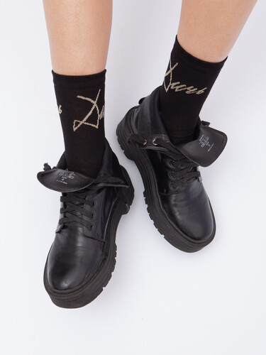 Носки ЗАПОРОЖЕЦ Дичь Каллиграфия Черный фото 35