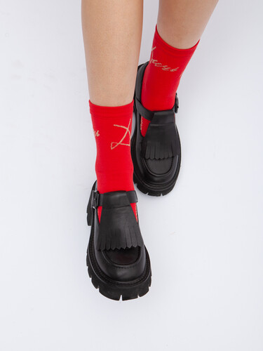 Носки ЗАПОРОЖЕЦ Дичь Каллиграфия Красный фото 28