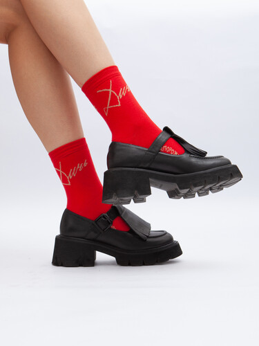 Носки ЗАПОРОЖЕЦ Дичь Каллиграфия Красный фото 37