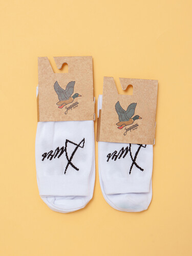 Носки ЗАПОРОЖЕЦ Дичь Каллиграфия Белый фото 33