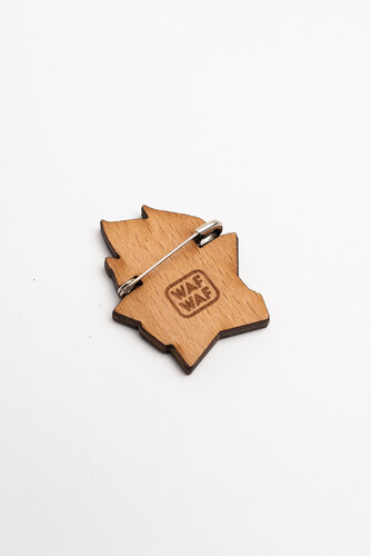 Значок деревянный WAF-WAF Всегда Котов фото 6