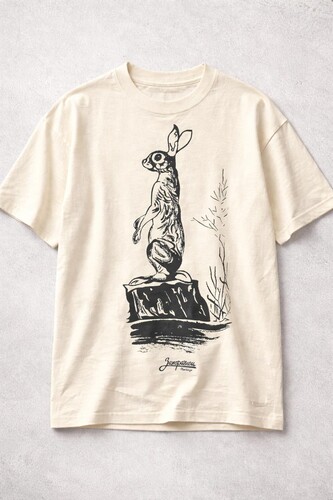 Футболка ЗАПОРОЖЕЦ Заяц Dark Nude фото 4