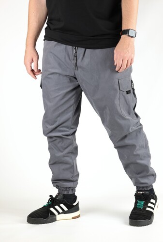 Утепленные джоггеры BLK CROWN Camp loc Grey фото 8