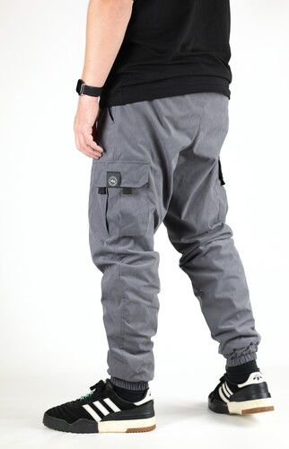 Утепленные джоггеры BLK CROWN Camp loc Grey фото 9