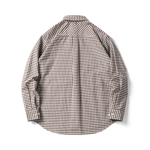 Рубашка TRUESPIN Bread Check Коричневый фото 4