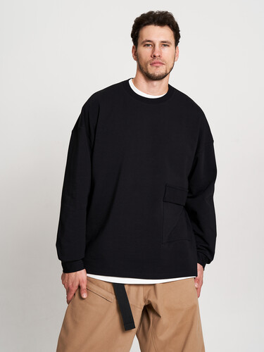 Свитшот FORMA SQUAD С карманом Черный фото 4