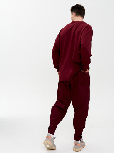 Свитшот FORMA SQUAD С карманом Бордовый фото 8