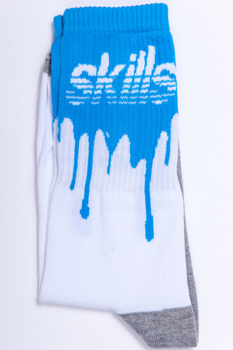 Носки SKILLS Аристократ Белый-Голубой фото 9