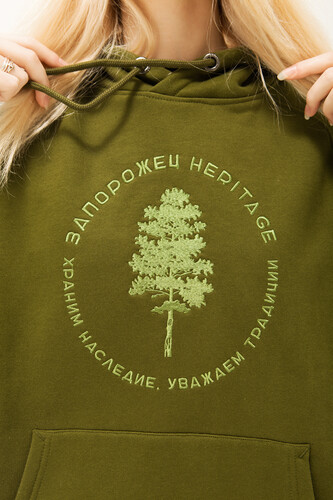 Худи ЗАПОРОЖЕЦ Derevo Green фото 23