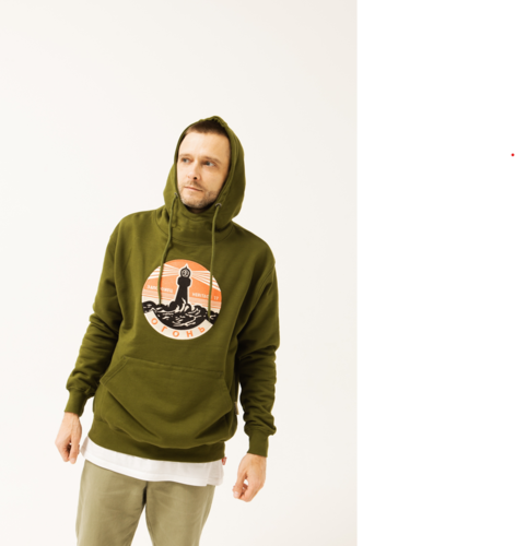 Худи ЗАПОРОЖЕЦ Ogon Green фото 12