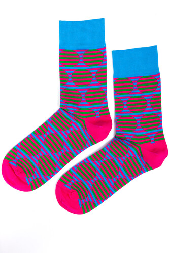 Носки BURNING HEELS Круги Розовый фото 7