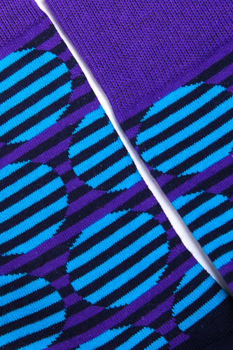 Носки BURNING HEELS Круги Фиолетовый фото 6