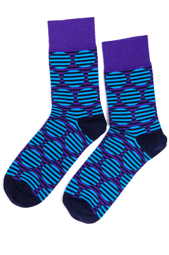 Носки BURNING HEELS Круги Фиолетовый фото 7