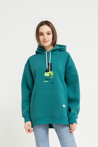 Худи ЗАПОРОЖЕЦ Мишка Изумруд фото 11