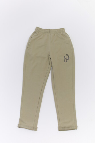 Брюки SEA-PEA СLOTHING зауженные (женские) Пыльный Зеленый фото 7