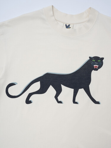 Футболка ЗАПОРОЖЕЦ Pantera Big Loose Fit Off White фото 12