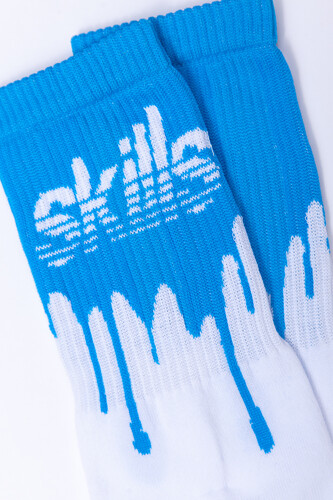 Носки SKILLS Аристократ Белый-Голубой фото 10