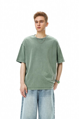 Футболка TRUESPIN Washed Зеленый фото 3