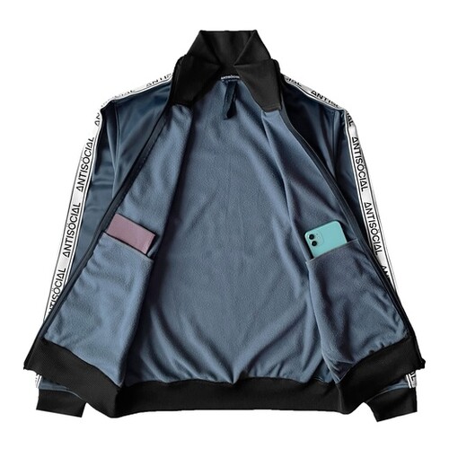 Олимпийка ANTISOCIAL Stripe Серый фото 7