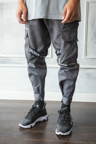 Джоггеры BLK CROWN Force 2 Grey фото 3