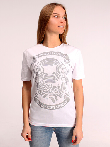 Футболка ASTRO Космическая разведка Белый/Серебро фото 10