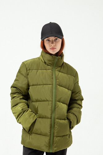 Куртка TRUESPIN Puffy Hooded Jacket Green фото 28