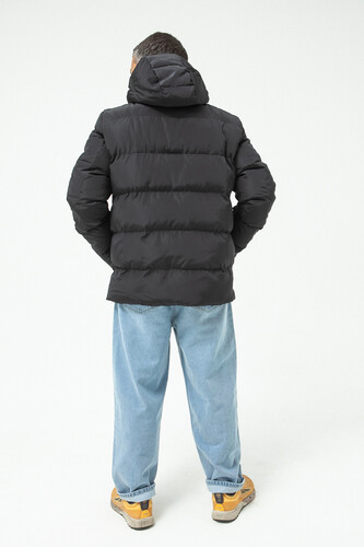 Куртка TRUESPIN Puffy Hooded Jacket Black фото 18